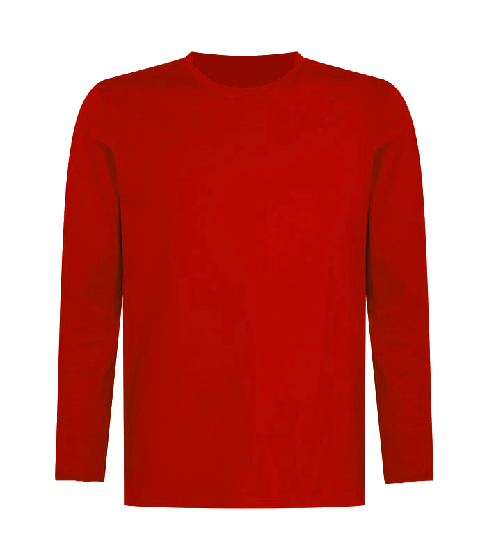 Polera Polo Manga Larga - Rojo (S, M, L, XL)